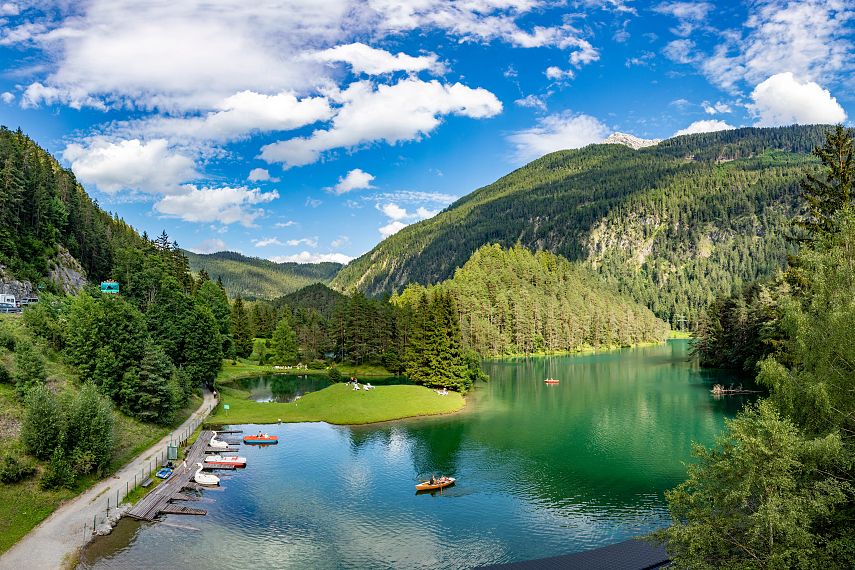Fernsteinsee Nassereith Bootfahren