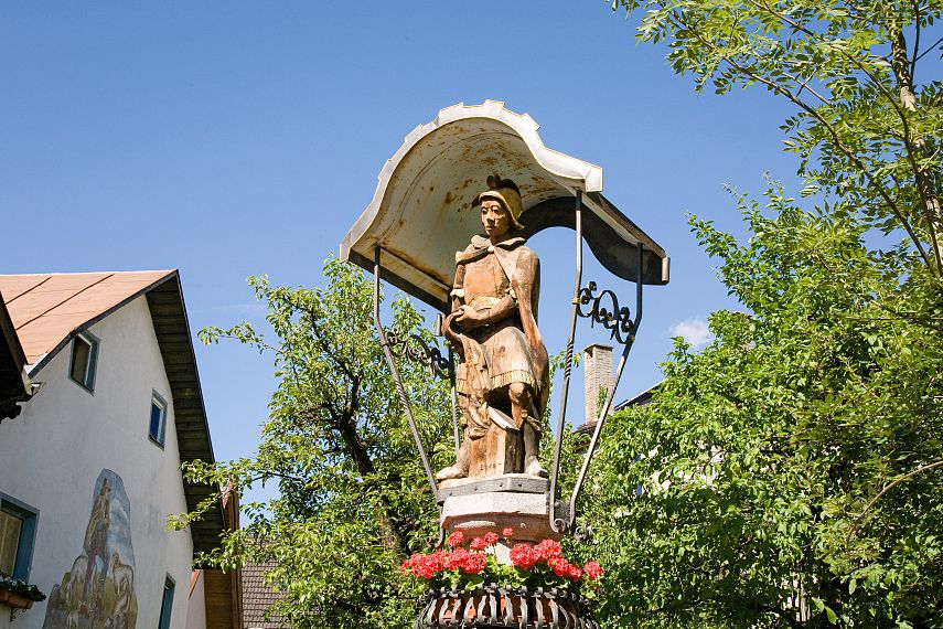 Imst schöne Bauten, Häuser und Brunnen