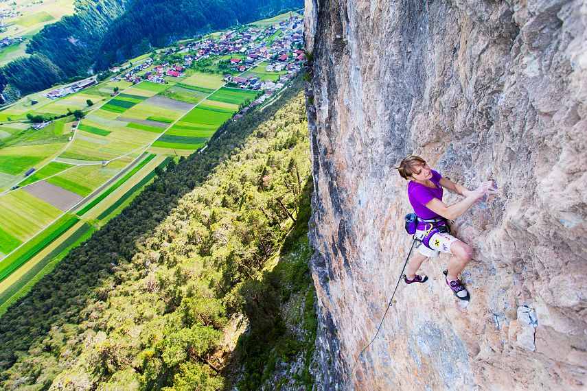 Climbing Karres outdoor region Imst Petit Verdon and Rote Wand