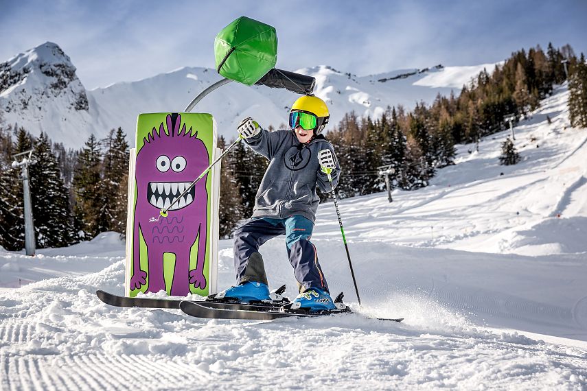 Skiing in Tyrol between Gurgltal and Inntal in Hoch-Imst