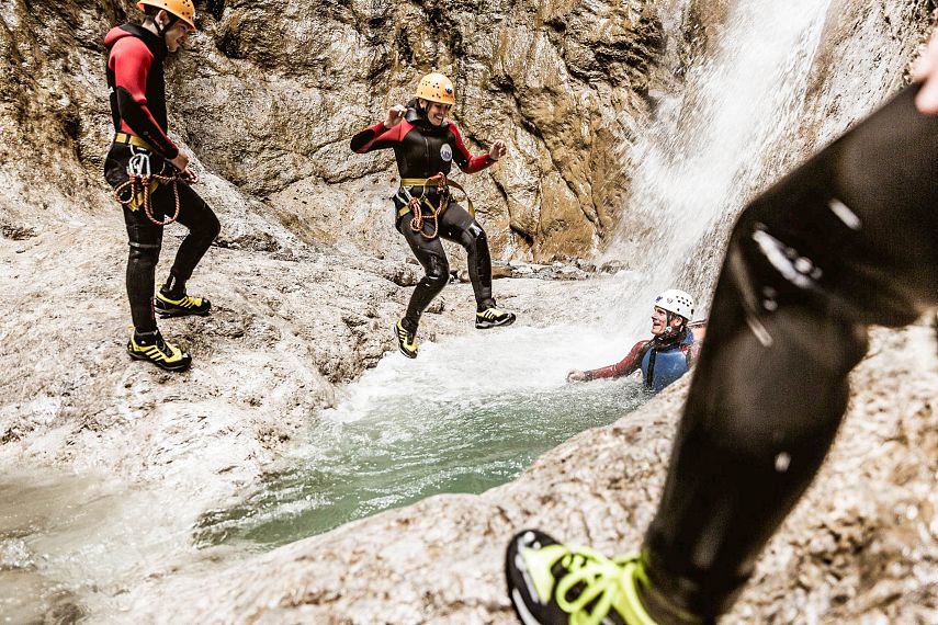 Sommer Canyoning Imst Tirol (14)