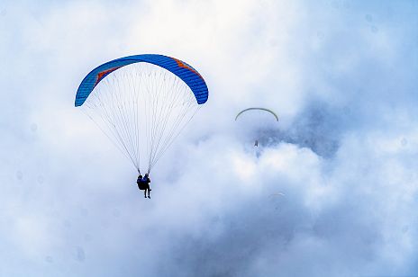 summer outdoor paragliding imst tyrol