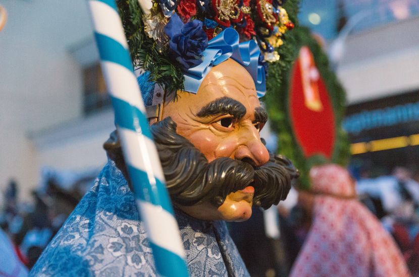 culture customs and traditions carnival imst schemenlaufen tyrol